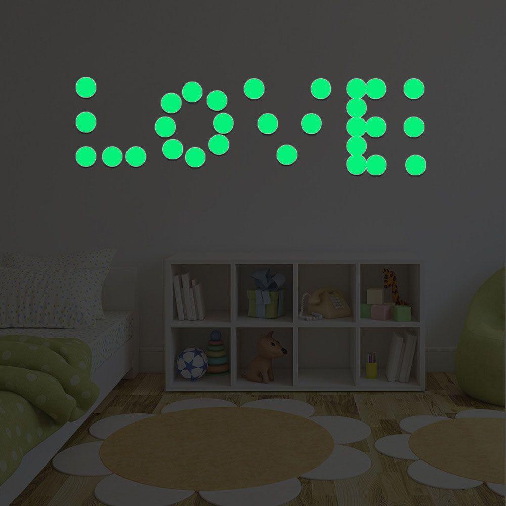 Giấy Dán Tường Dạ Quang Phát Sáng Trong Tối Trang Trí Phòng Ngủ Cho Bé