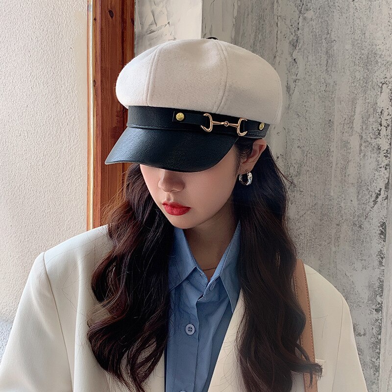 Nón beret da phong cách retro dành cho nữ