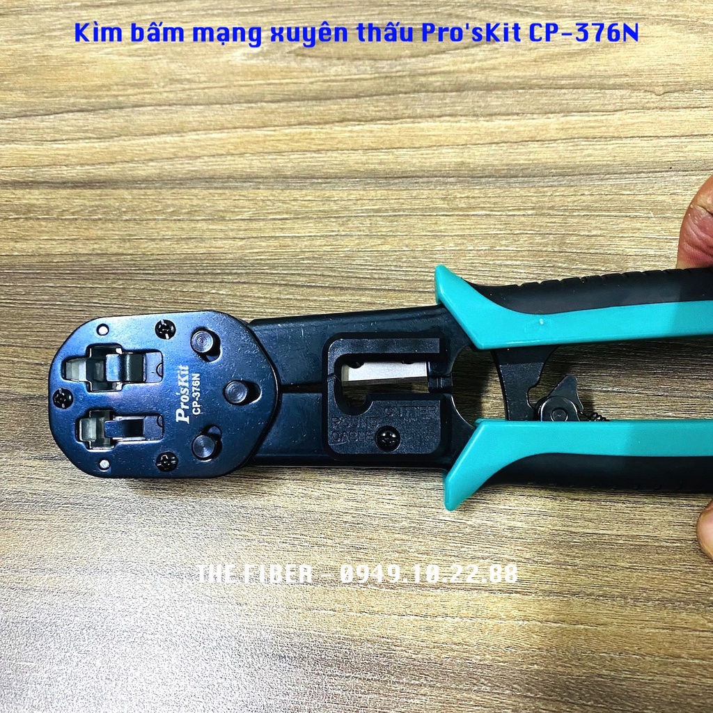 Kềm bấm mạng xuyên thấu Pro'sKit CP-376N