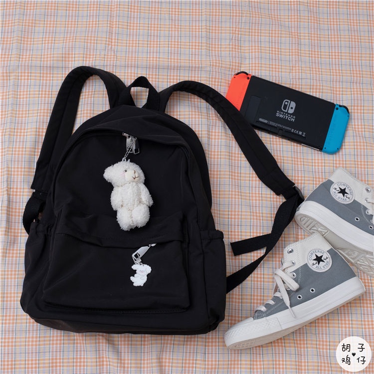 Ba Lô Đi Học Màu Sắc Đơn Giản Phong Cách Hàn Quốc