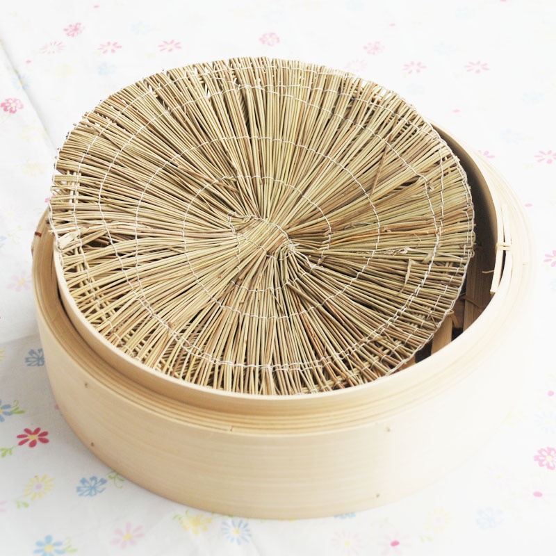 Xửng hấp tre đa năng BAMBOOO ECO lồng hấp bánh bao, dimsum có nắp