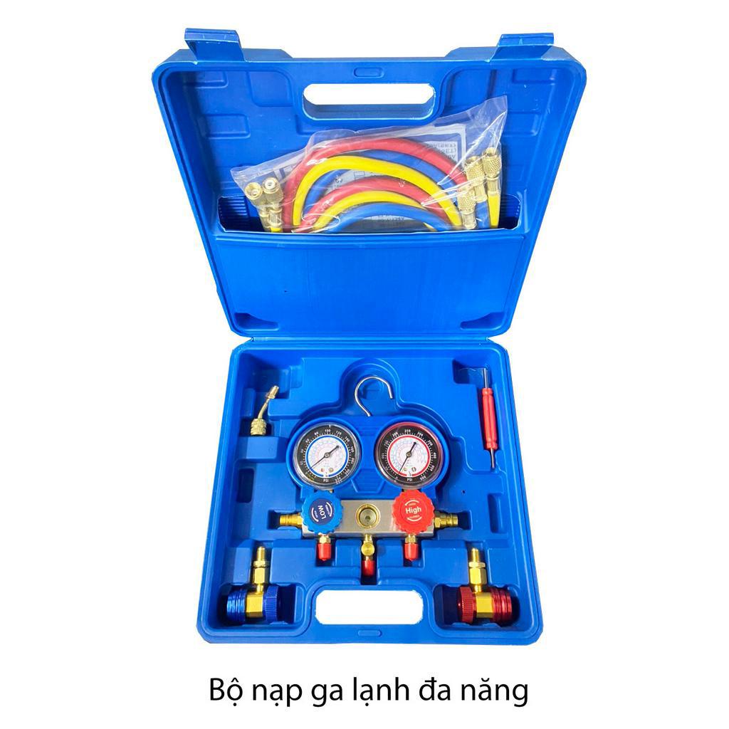 Bộ nạp gas lạnh đa năng - Bộ đo áp suất gas lạnh cao cấp