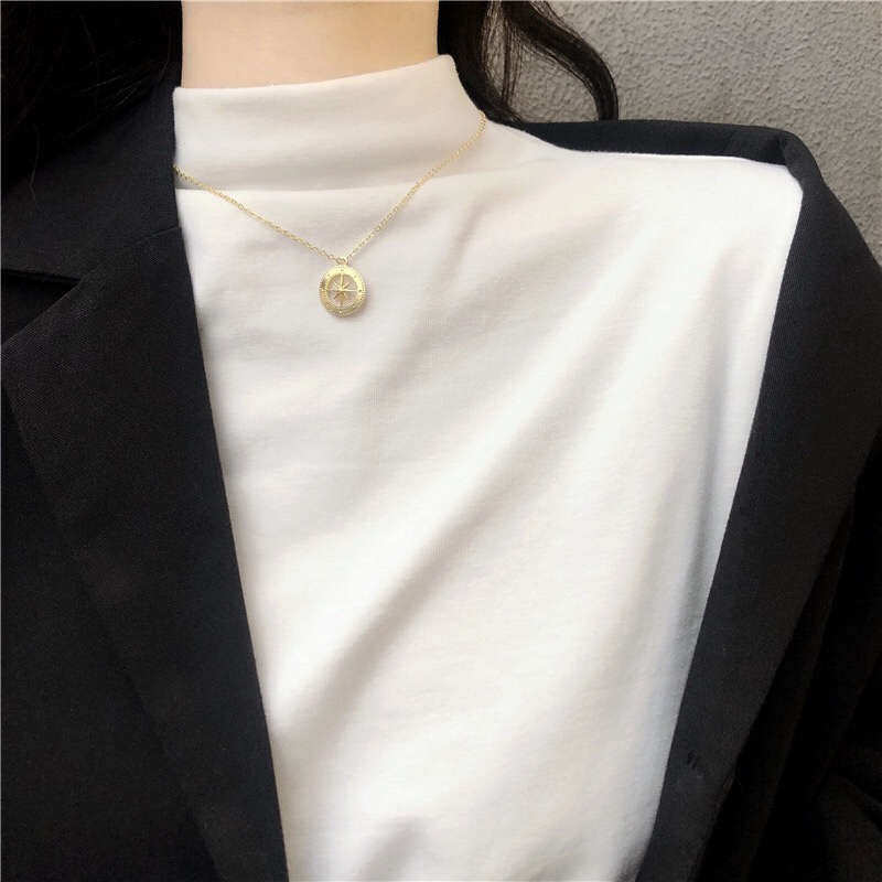 Dây Chuyền Ngôi Sao Viền Tròn - Vani Store [TS000615]
