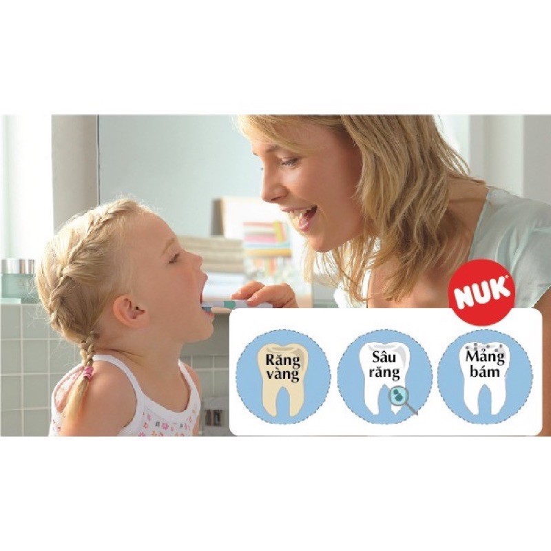 KEM ĐÁNH RĂNG TRẺ EM KHÔNG CHỨA FLOURIDE ĐỨC NUK