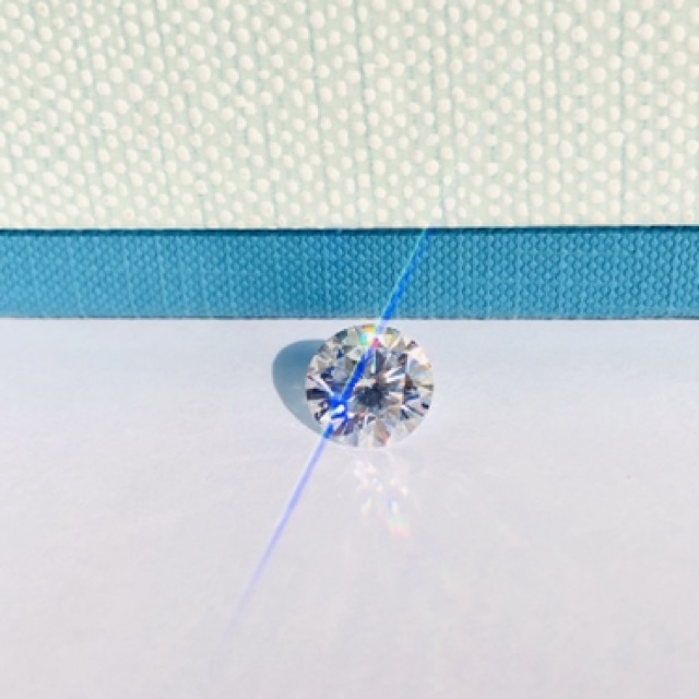 GIÁ XƯỞNG-Viên rời Moisanite 5,4 ly nước D VVS1 Ex kèm kiểm định