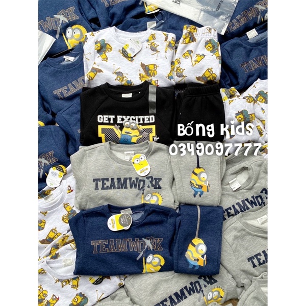 Bộ Nỉ Bé Trai Minnie Delta