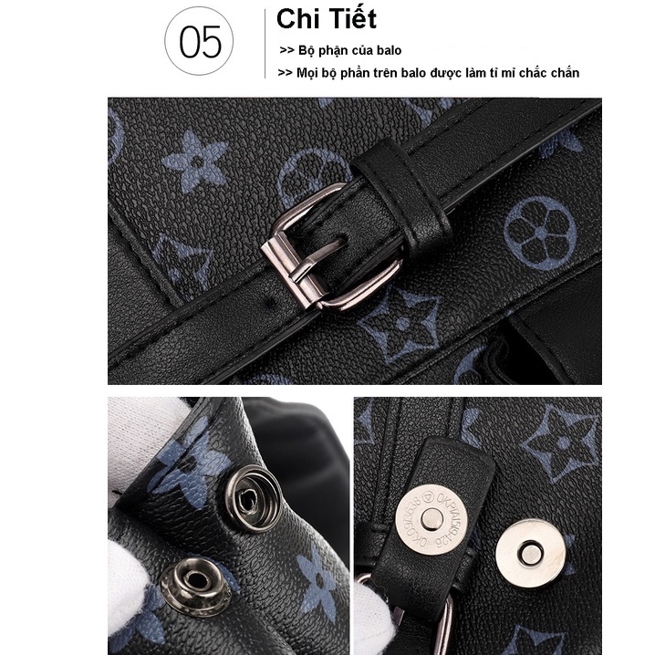 Balo da nam nữ đi học PUKA cặp đi học nam nữ da đẹp ulzzang phong cách thời trang cao cấp