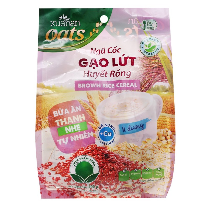 Gạo lức huyết rồng Việt Ngũ Cốc bịch 400g