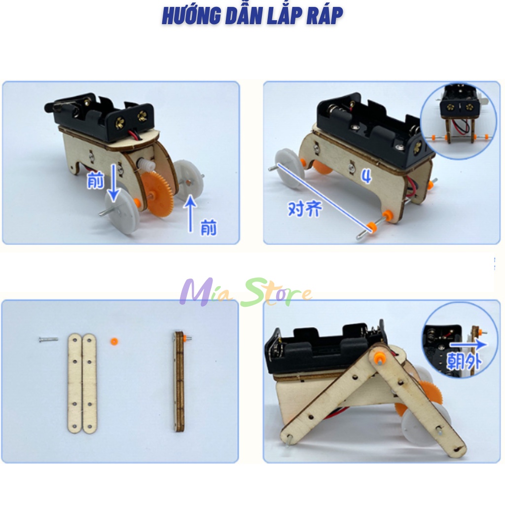 Đồ chơi thông minh, sáng tạo STEM Mô hình lắp ráp Con Nhện cho bé, Đồ chơi cho bé DIY| Giáo dục STEM, STEAM