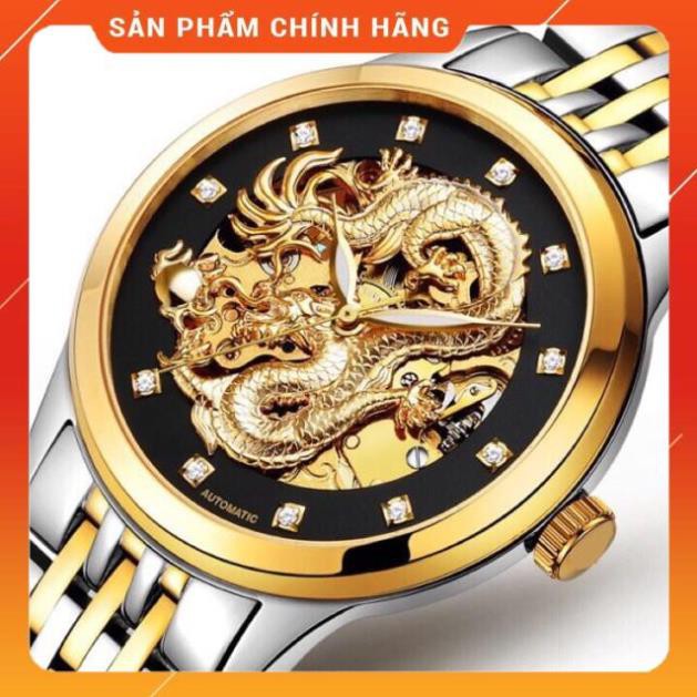 - Đồng Hồ Nam Rồng Cực Đẹp - Chống Xước - Chống Nước