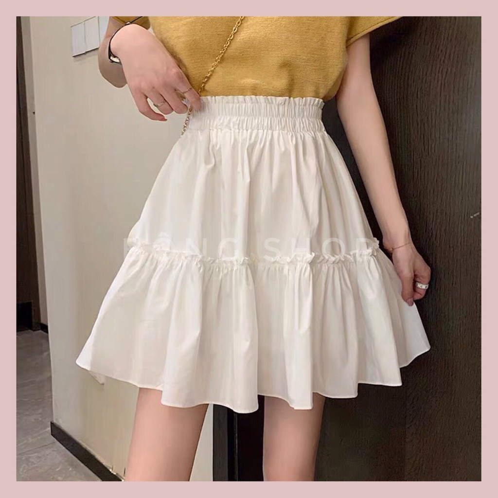 Chân váy trắng nữ dáng xèo kiểu Ulzznag style Hàn Quốc | BigBuy360 - bigbuy360.vn
