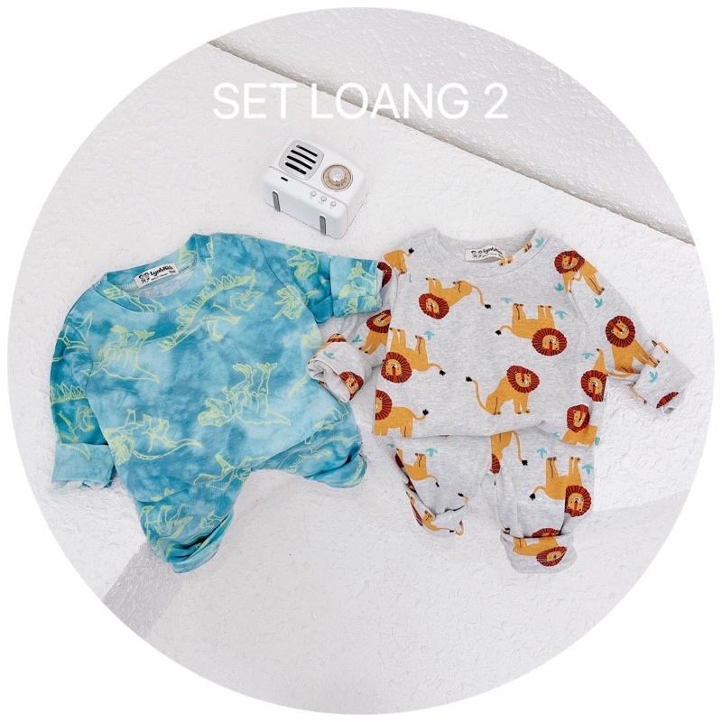 Set 3 Bộ Nỉ Xuất Dư cho Bé
