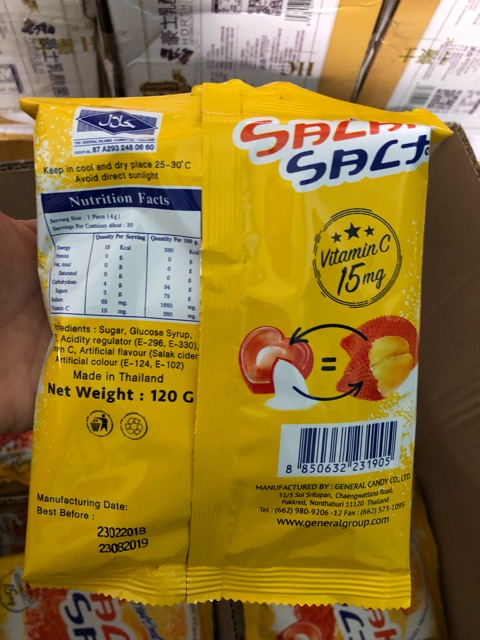 Kẹo chanh muối Thái Lan ( mẫu trái mây) | BigBuy360 - bigbuy360.vn