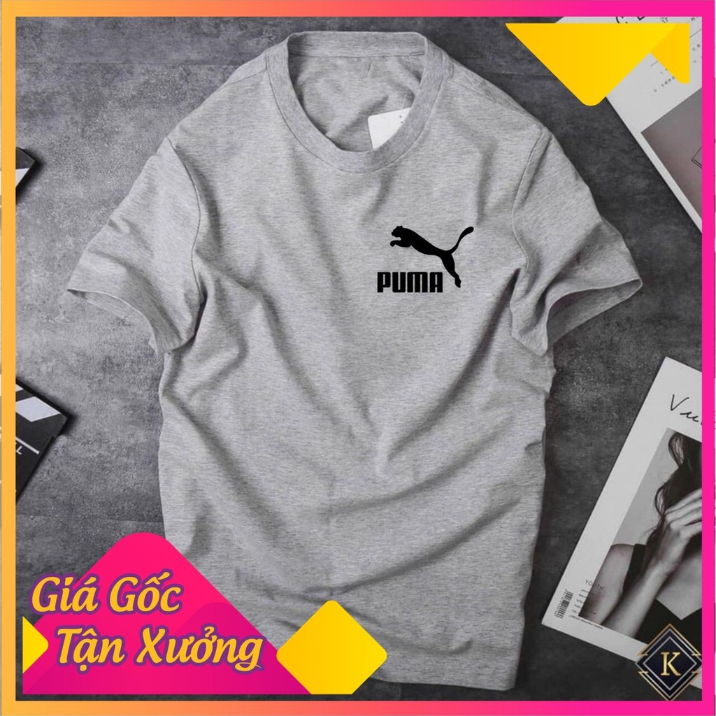 Áo Thun Nam 𝐅𝐑𝐄𝐄𝐒𝐇𝐈𝐏  ÁO Phông Cotton In 3D Hình Báo P U M A | BigBuy360 - bigbuy360.vn