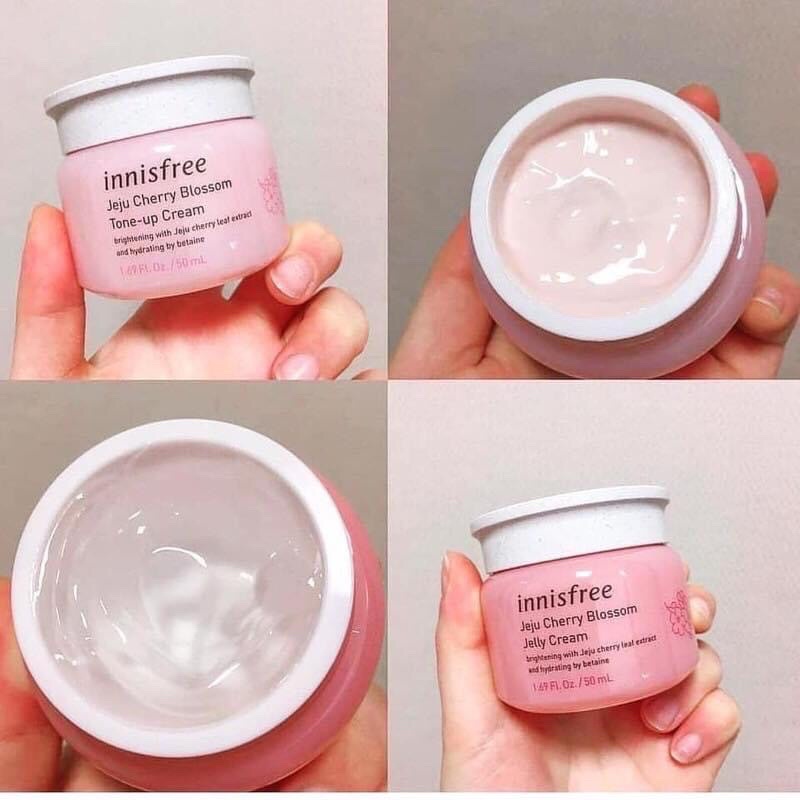 Kem Dưỡng Trắng Da Nâng Tone Tức Thì Innisfree Jeju Cherry Blossom Tone Up Cream