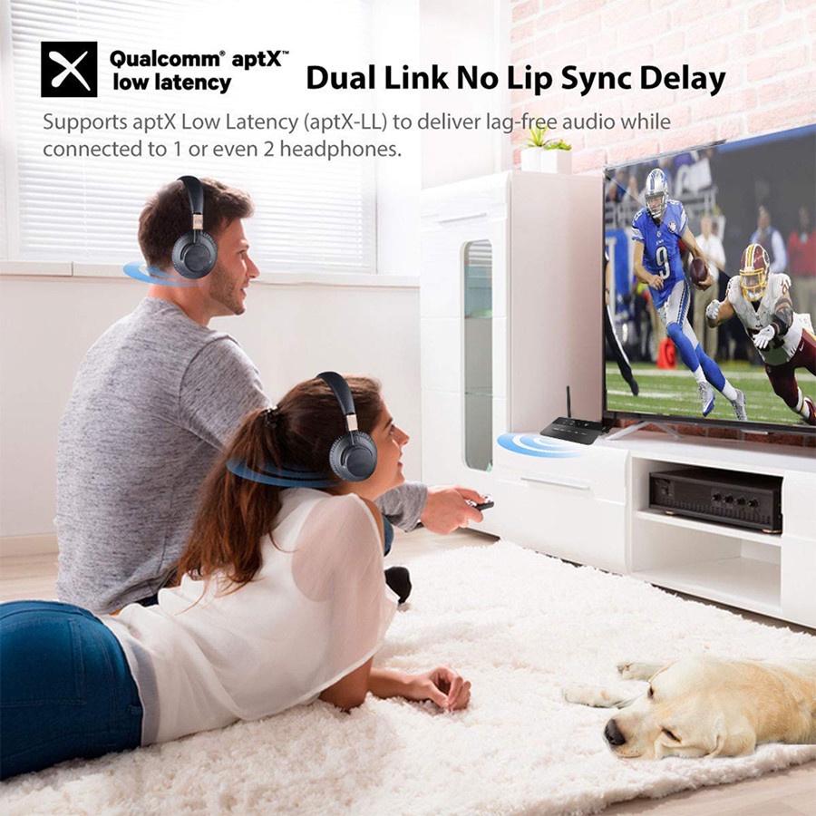 Dây Cáp Âm Thanh 80M Bluetooth 5.0 RCA Jack 3.5mm AUX Cho TV / PC / Xe Hơi