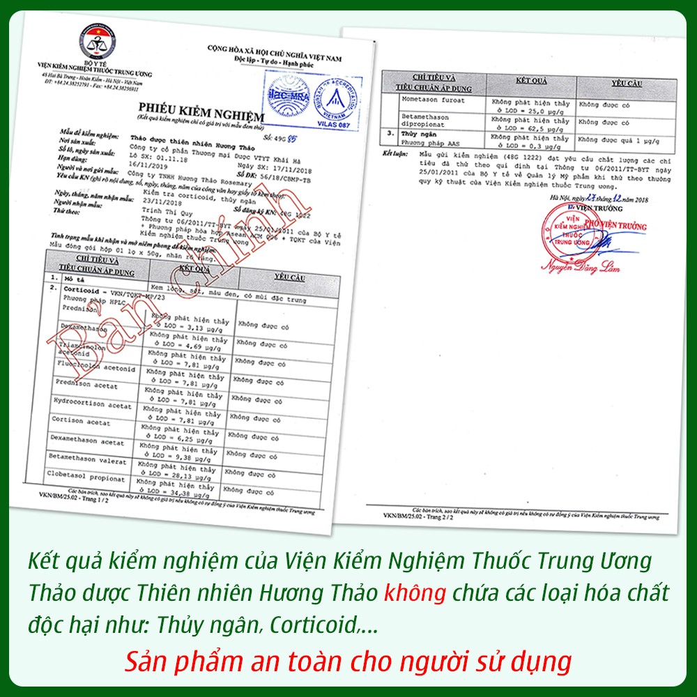 Hương Thảo - Xóa mờ nám, tàn nhang, da thâm sạm không đều màu từ thiên nhiên