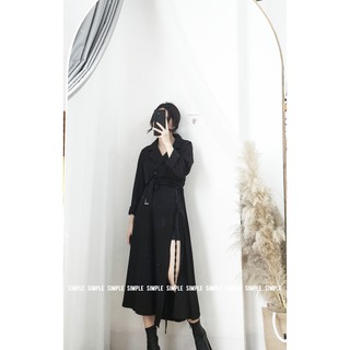 váy cổ vest xẻ [SIMPLE VIETTNAM]