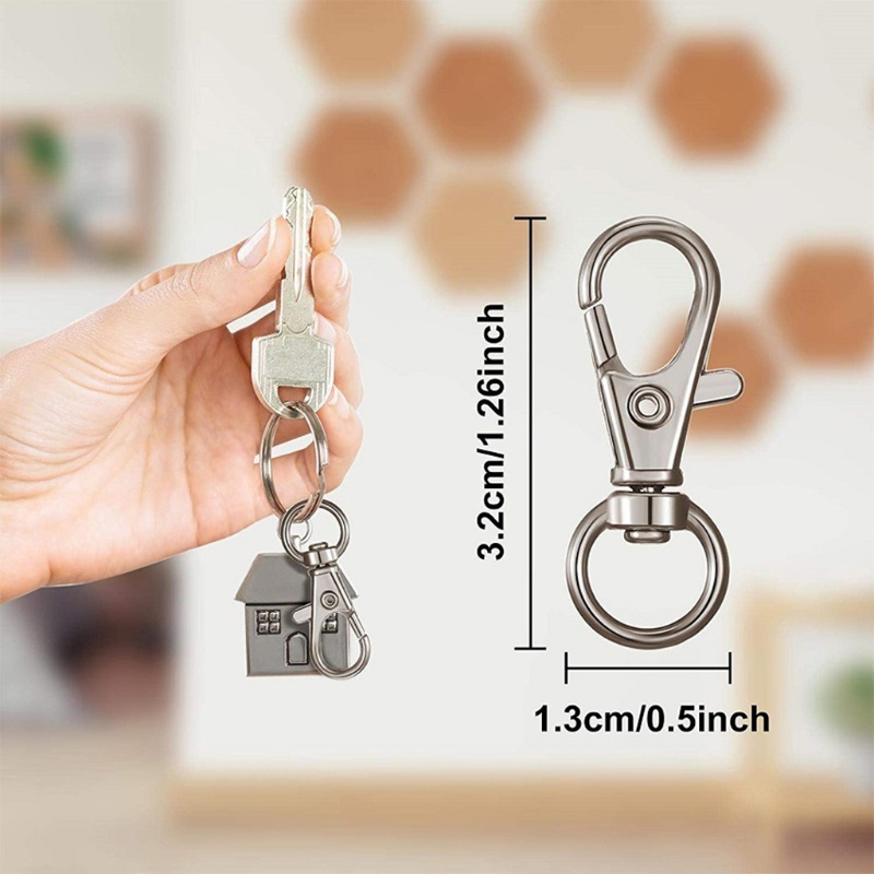 Set 56 Móc Khóa Có Kẹp Càng Cua Dùng Làm Móc Khóa Tiện Dụng