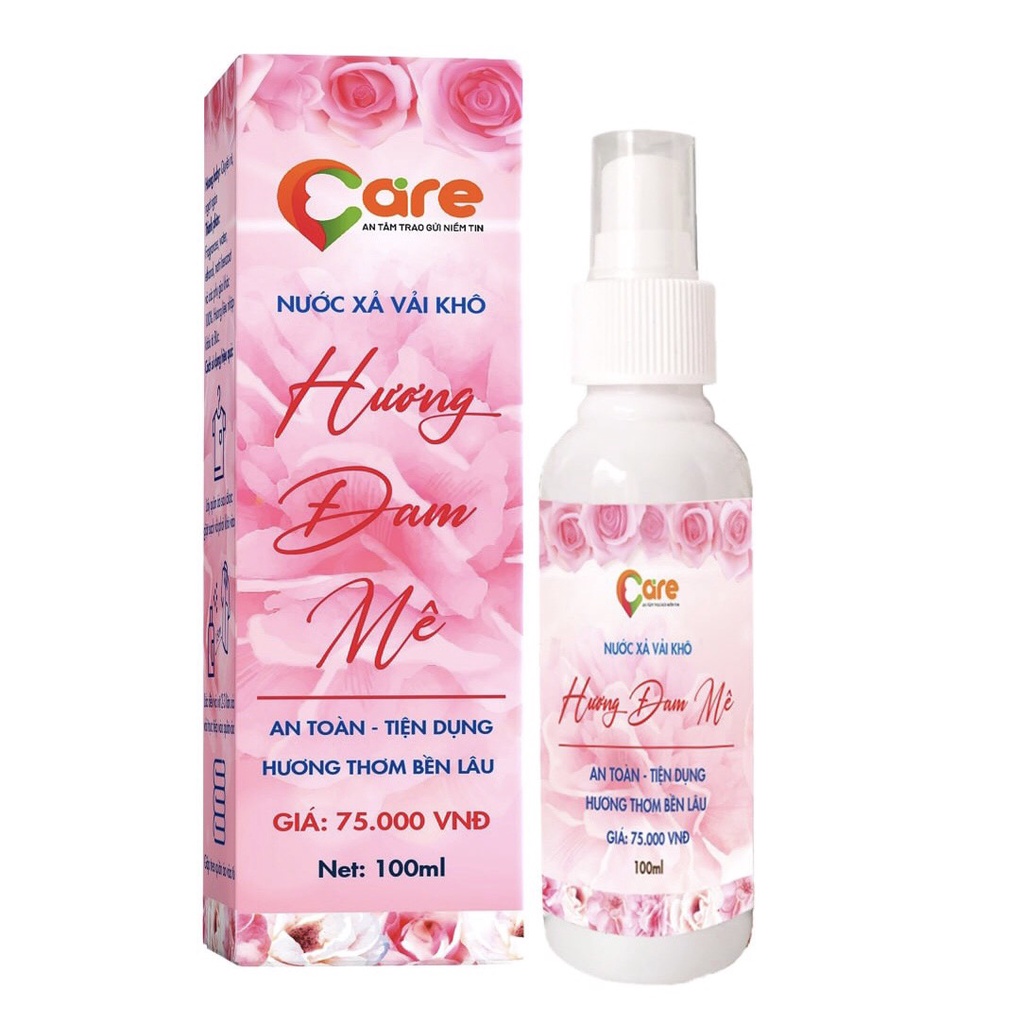Chai nước hoa xịt thơm quần áo , nước xả vải khô tinh dầu thơm quần áo