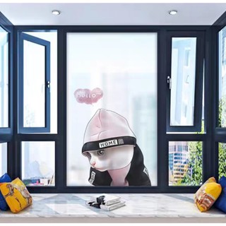 CHDZ017 - Giấy dán kính mờ cửa sổ và phòng tắm chống nhìn trộm tránh ánh sáng mạnh