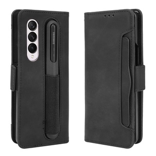 Bao da điện thoại dạng ví lật cho Samsung Galaxy Z Fold3 5G Galaxy Z Fold 3 5G