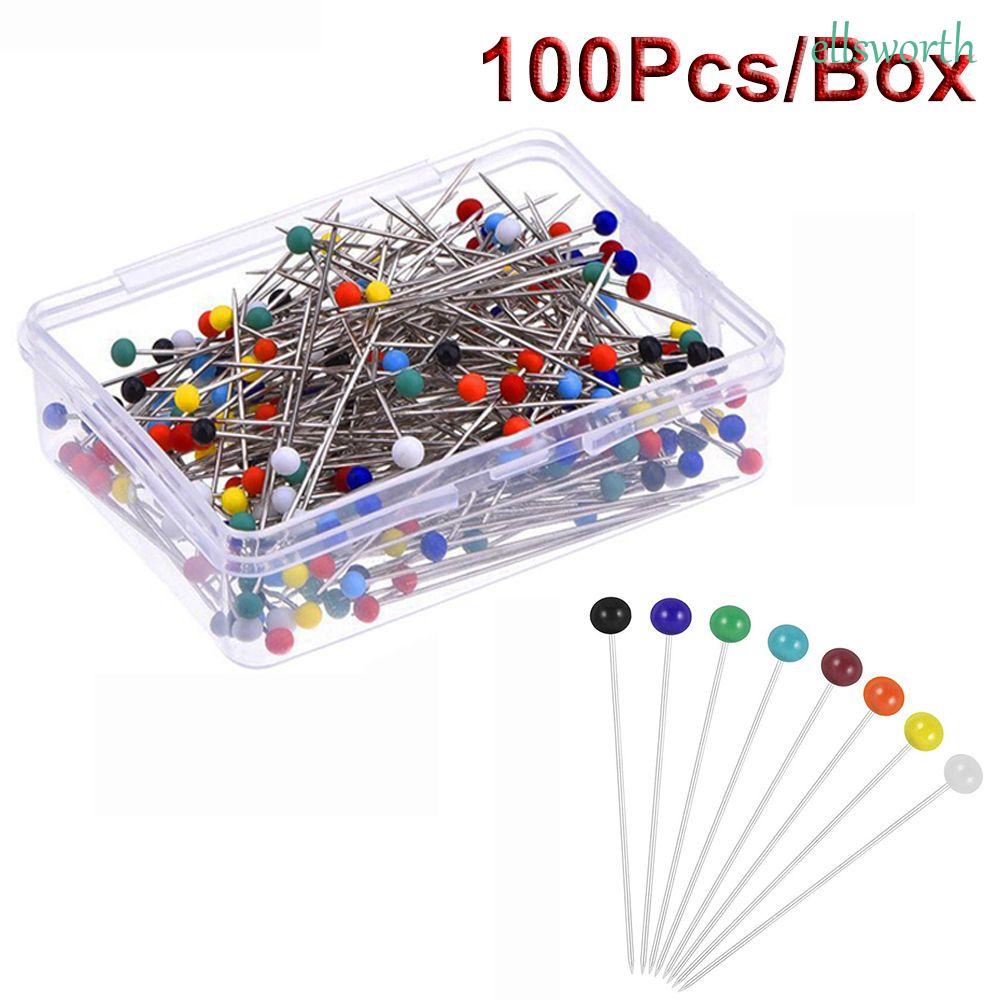 Set 100 Kim May Đồ An Toàn Nhiều Màu Sắc Kích Thước 38mm Diy