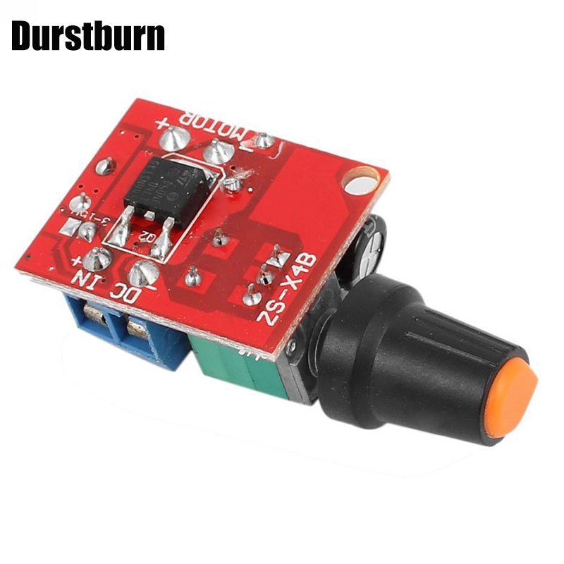 Mô-đun điều khiển tốc độ động cơ DC Mini 5A PWM Max 90W 3V-35V Công tắc điều khiển tốc độ LED Dimmer