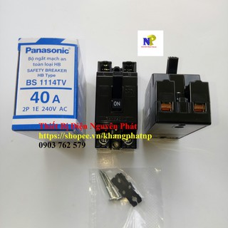 Cầu dao an toàn CB cóc Panasonic (CB Cóc đen)