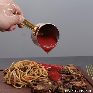 Ca rót nước sốt , đựng đồ gia vị bằng inox 304 siêu bền đẹp Fiore