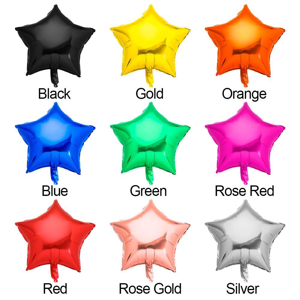 PINEVN Bong Bóng Hình Ngôi Sao Trang Trí Tiệc