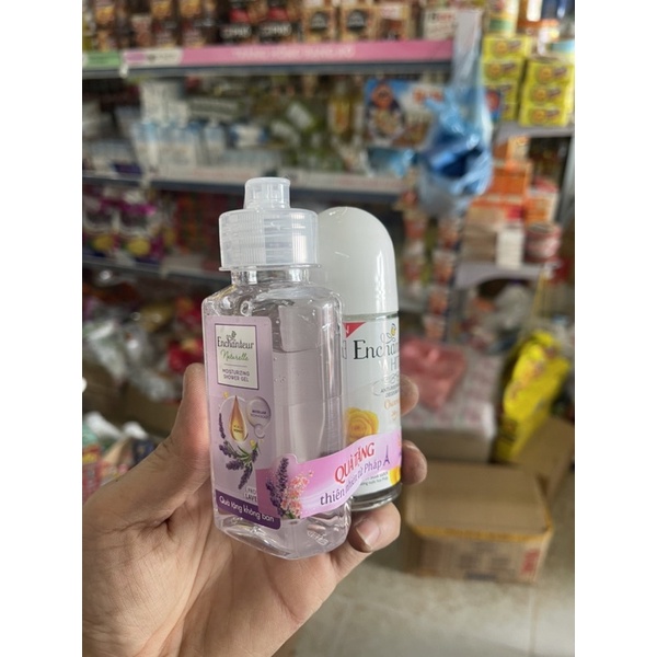 [Tặng] Lăn Khử Mùi Enchanteur 50ml Kem Sữa Tươi Tặng Sữa Tắm