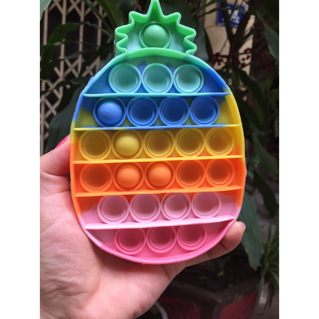 Combo 2 Miếng Push Pop It Đồ Chơi Bóp Bong Bóng Nhằm Giải Tỏa Căng Thẳng, Stress.