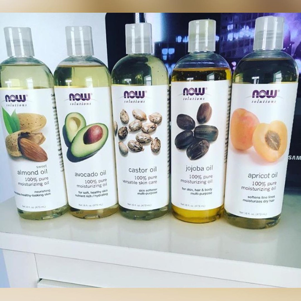 NOWfoods, Soluotions (USA) – Dầu thầu dầu dưỡng ẩm, làm mềm da, tóc tinh khiết 100%- Castor Oil [chai lớn 473ml] | BigBuy360 - bigbuy360.vn