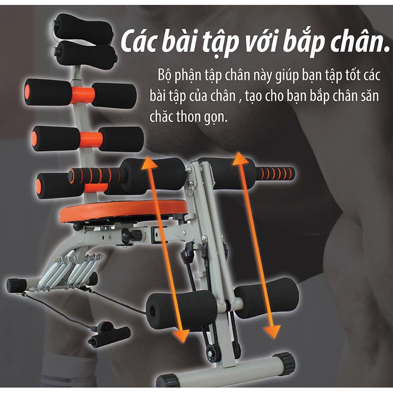 BG Máy Tập Cơ Bụng New Six Pack Care KM2017