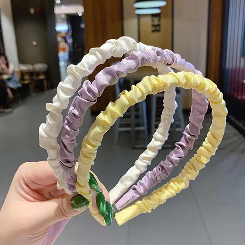 Băng Đô Vải Chống Trượt Thiết Kế Ngọt Ngào Thanh Lịch Phong Cách Hàn Quốc