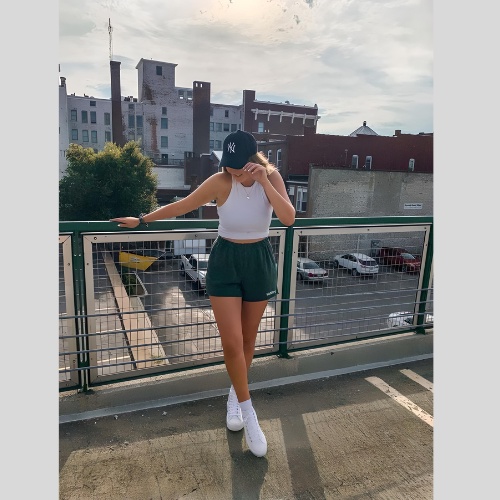 Quần đùi nữ, Quần Short chất nỉ bông dày lưng cao thời trang, hàng sẵn