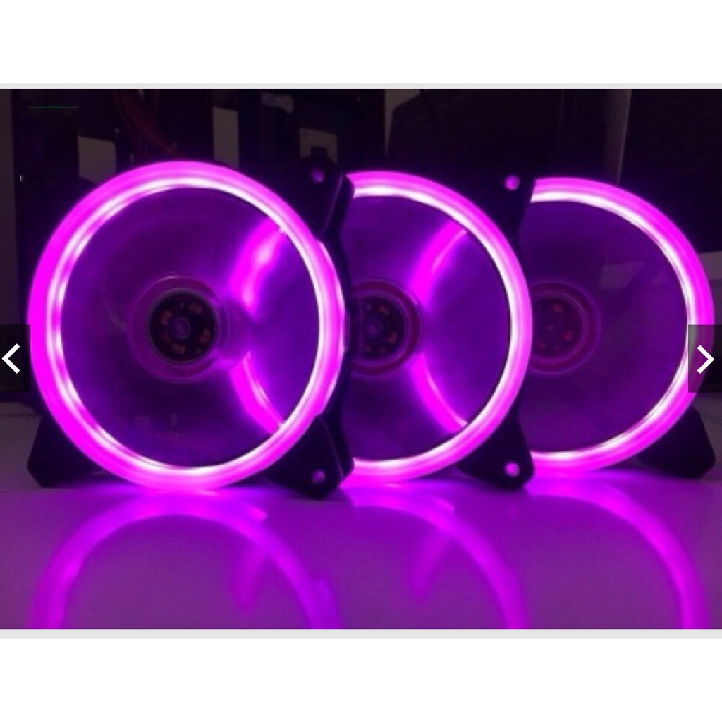 Bộ 3 Fan case led RGB VSP - kèm bộ điều khiển và hub