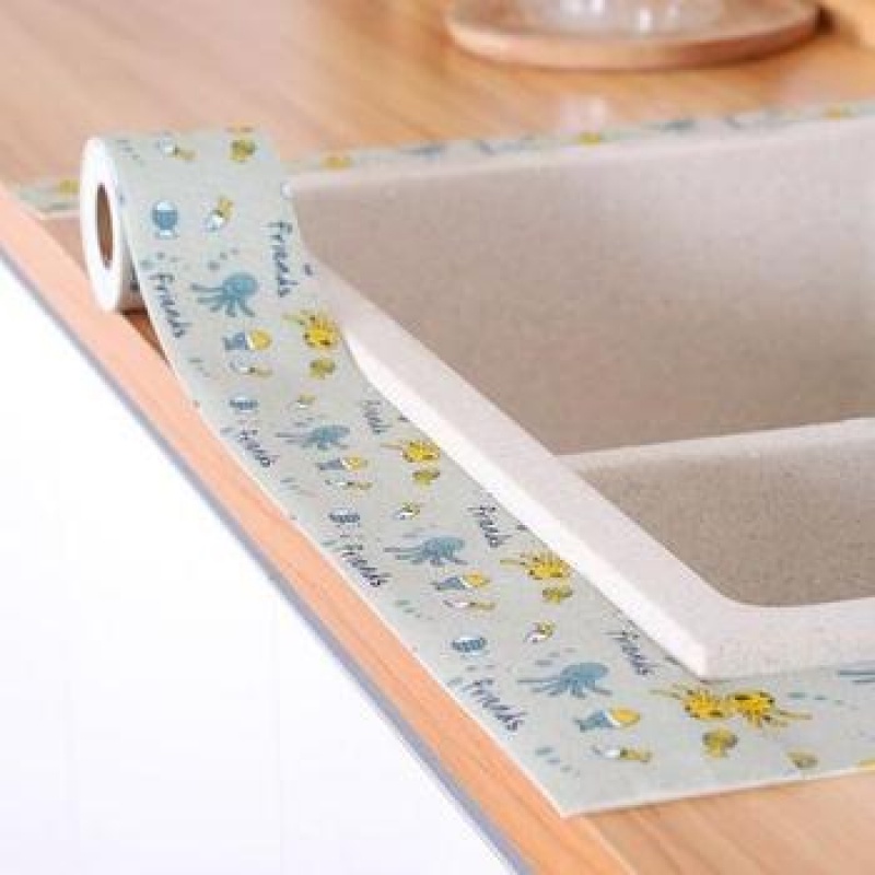 Cuộn băng keo dán khe hở bồn rửa/ nhà tắm chống ẩm mốc không thấm nước tiện lợi