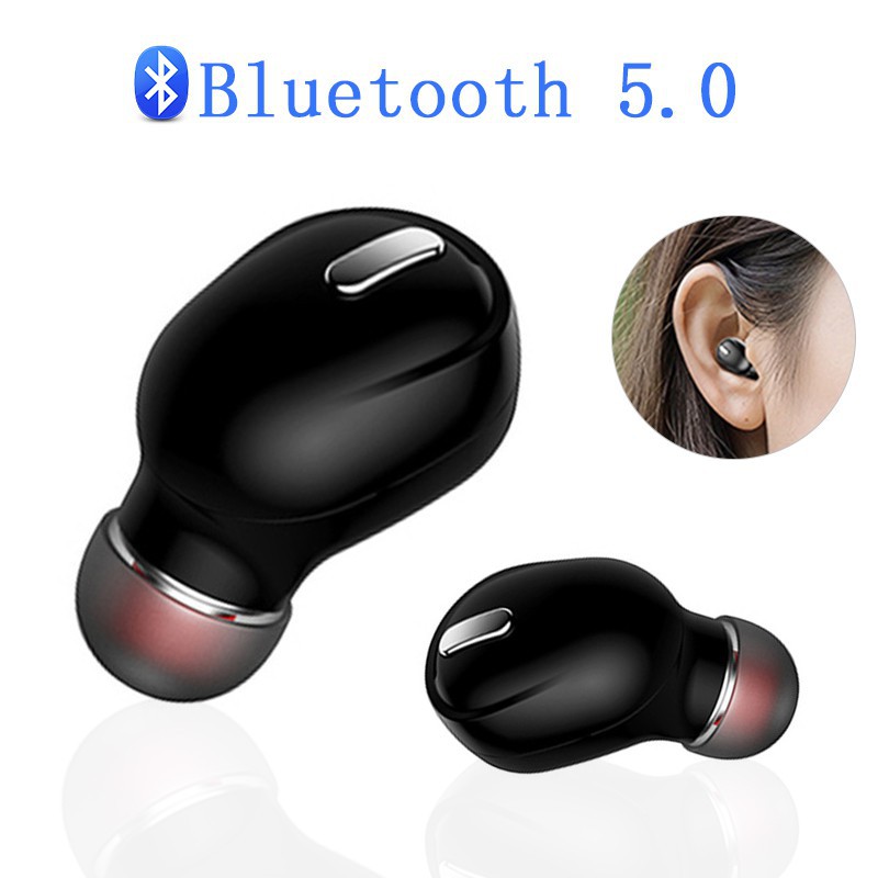 Tai Nghe Bluetooth Nhét Tai Mini X9 5.0 Chống Ồn Thiết Kế Thời Trang