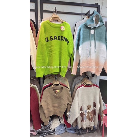 Áo Len Xanh Chữ Màu Xanh Lạ Mắt, Cá Tính Cho Các Nàng Diện Đây | BigBuy360 - bigbuy360.vn