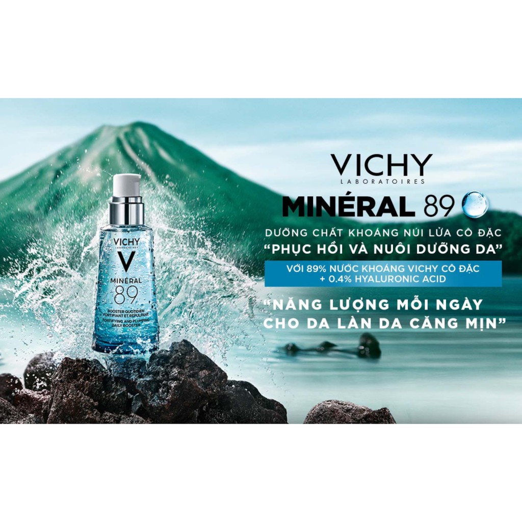 Dưỡng Chất Vichy Giàu Khoáng Chất Phục Hồi Chuyên Sâu 30ml Mineral 89 Serum