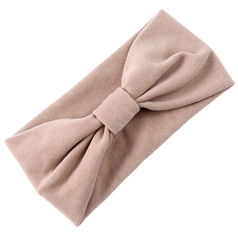 Băng Đô Len Giả Thắt Nơ Xinh Xắn Cho Nữ