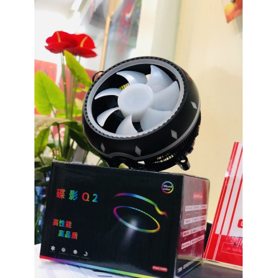 Fan Tản Nhiệt CPU Q2 Led RGB - Hỗ Trợ All CPU