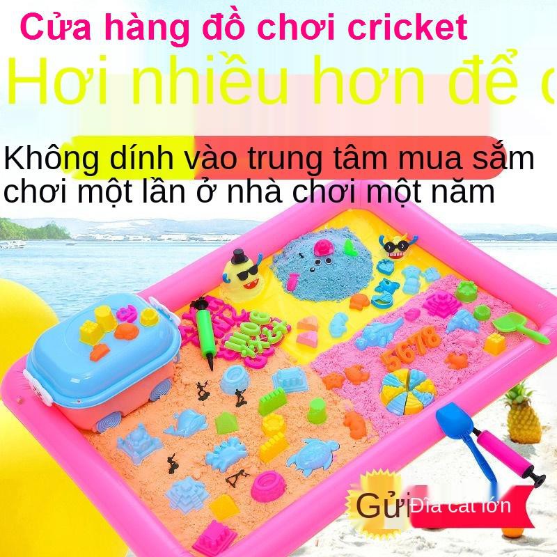 Space sand Bộ đồ chơi plasticine mẫu giáo không độc hại đất sét màu siêu nhẹ cát bán buôn