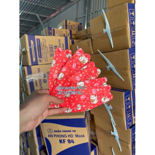 10 khẩu trang KF94 tết 2022 cho bé