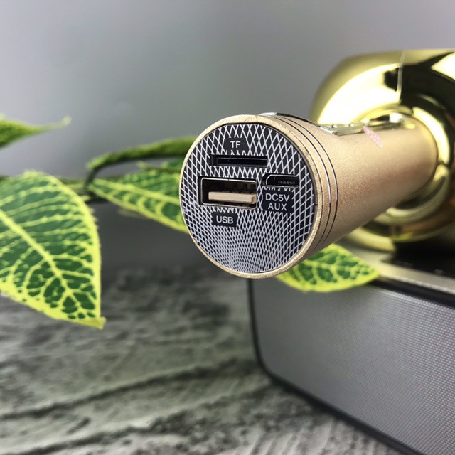 Micro Karaoke Bluetooth Ys-90, Loa Kèm Mic Hỗ Trợ Thu Âm Bắt Giọng Tốt Âm Thanh Lớn