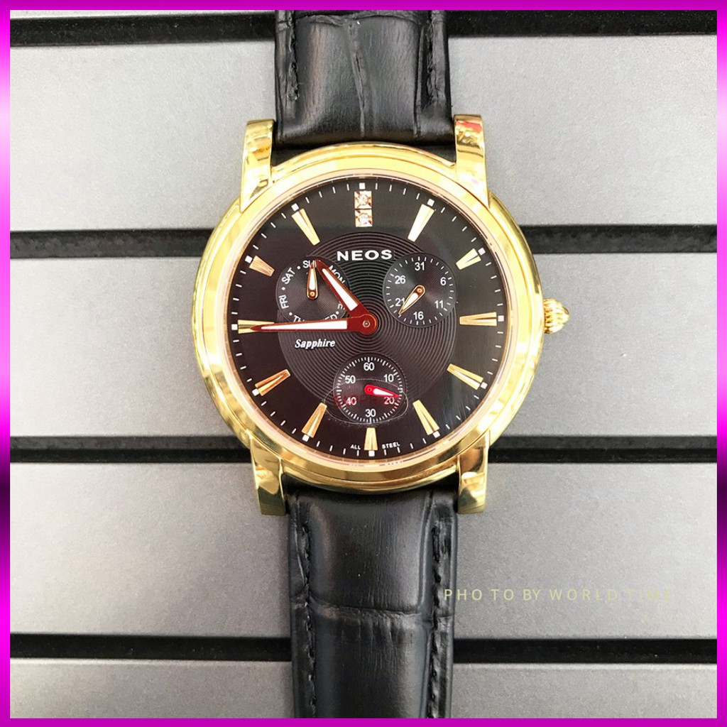Đồng hồ Nam Neos 6 Kim Chống xước Chống Nước Chính Hãng Bảo Hành 3 Năm