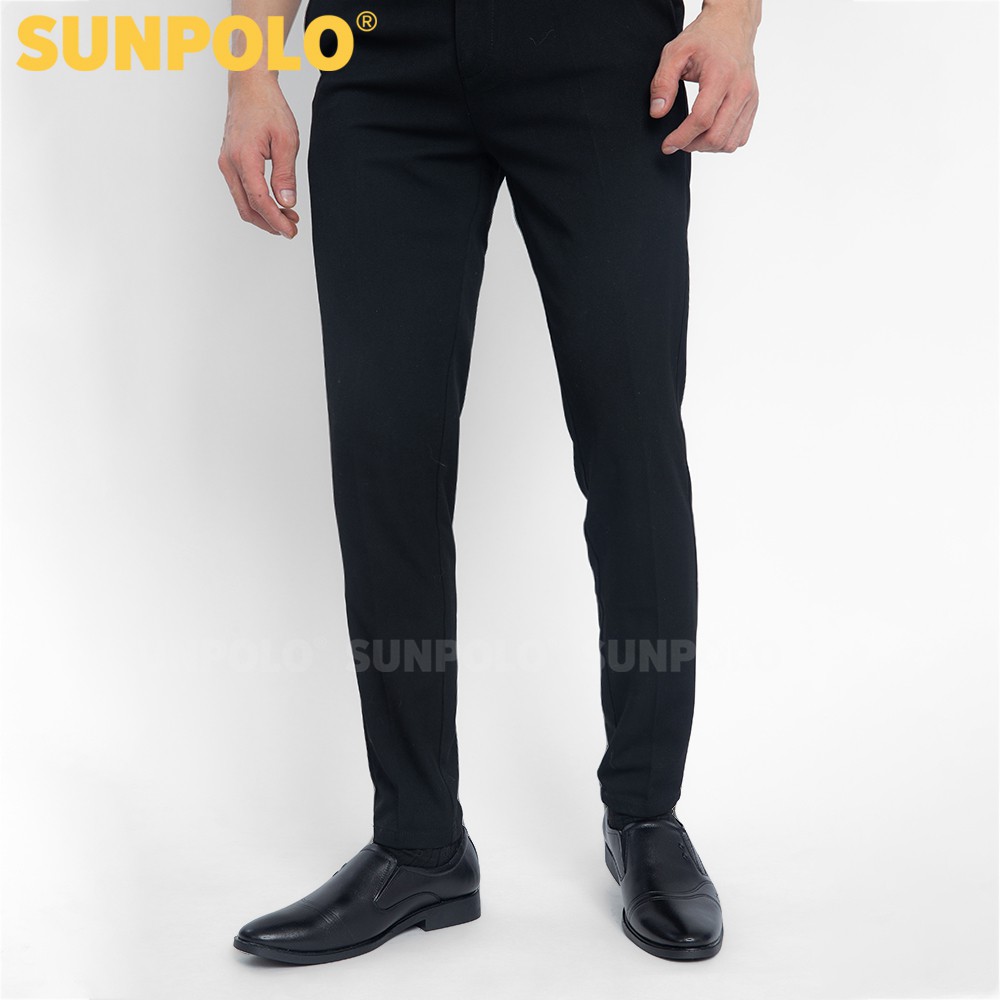 Giày nam da bò công sở SUNPOLO Đen Nâu SPH310