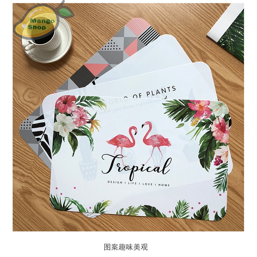 Bìa cứng PVC phông nền chụp ảnh , lót bàn ăn hoặc máy tính